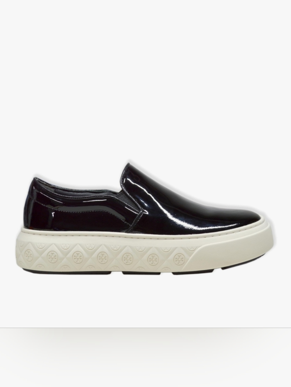 Tory Burch Womens Leather Slip On Ladybug Sneakers,